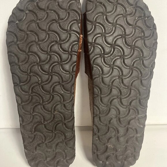 Birkenstock Betula Madrid Size 7.5 EUR 41 Studded Buckle Brown Leather Sandals - Picture 6 of 8